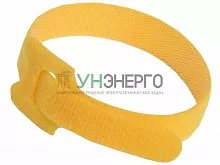 Хомут-липучка ХКл 14х210 желт. (уп.100шт) IEK UHL10-14-210-100-K05