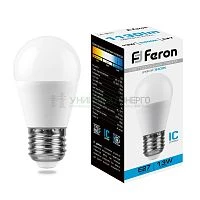 Лампа светодиодная Feron LB-950 Шарик E27 13W 6400K 38106