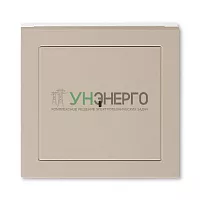 Накладка Levit для выключателя карточного кофе макиато/бел. ABB 2CHH590700A4018