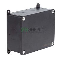 Коробка индустриальная 115х110х46мм IP68 с гладкими стенками черная DKC P68M2516