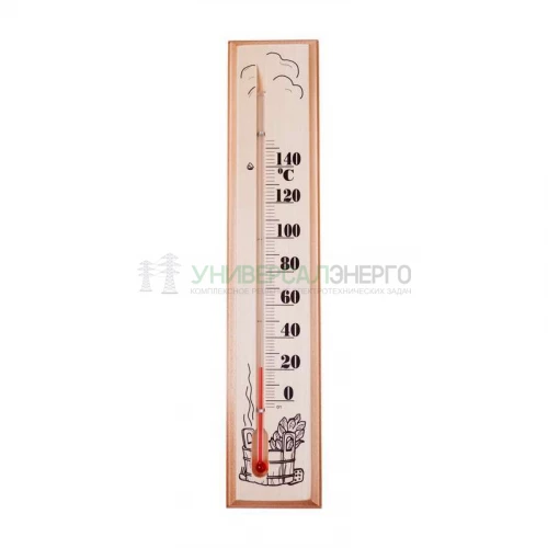 Термометр для сауны основание - дерево 60х300мм Rexant 70-0506