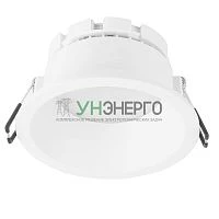 Светильник потолочный встраиваемый, 15W 230V GX53, белый, круг, без лампы, DL512 53305