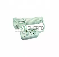 Удлинитель 2х5м с заземл. 16А IP20 Makel MGP114