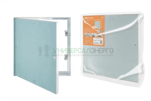 Люк под покраску короб, алюминиевый, нажимной, 600х600, TDM