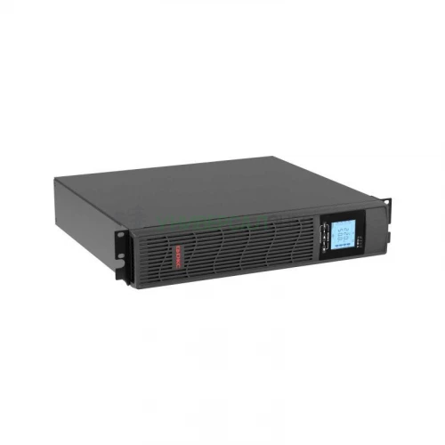 ИБП линейно-интерактивный Info Rackmount Pro 1000 ВА/800Вт 1/1 EPO USB RJ45 3xIEC C13 Rack 2U SNMP/AS400 slot 2x7Aч DKC INFORPRO1000IN фото 2