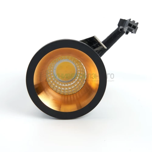Светодиодный светильник Feron LN003 встраиваемый 3W 4000K черный с золотом 29697 фото 4