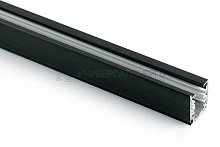 Шинопровод для трековых трехфазных светильников , черный матовый , 1м , Ш1000-2М 41114
