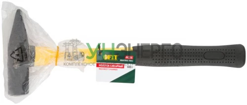 Молоток кованый 600г фибергласовая ручка FIT 44286 фото 3