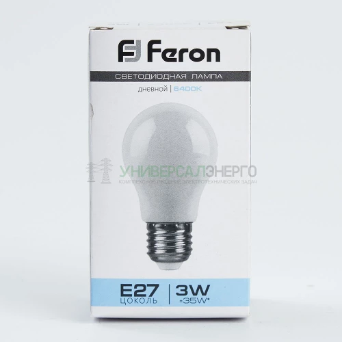 Лампа светодиодная Feron LB-375 E27 3W 6400K 25920 фото 7