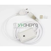 Провод электрический UCX-SP4/N22 WHITE 1 STICKER для светод. лент ULS-N22 RGB NEON 220В 4 контакта Uniel UL-00005799