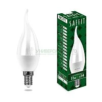 Лампа светодиодная SAFFIT SBC3711 Свеча на ветру E14 11W 6400K 55174