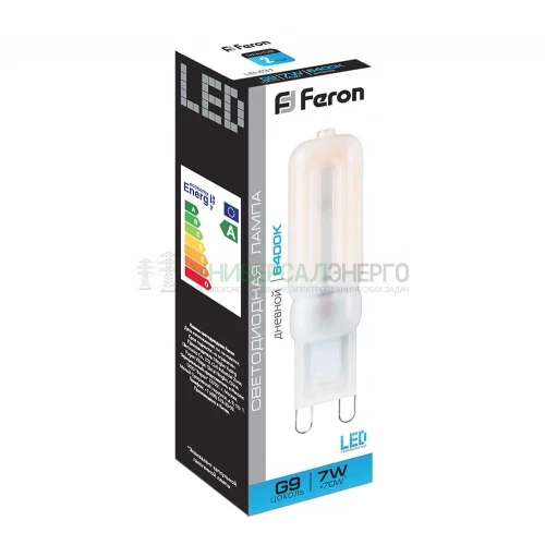 Лампа светодиодная Feron LB-431 G9 7W 6400K 25757 фото 2