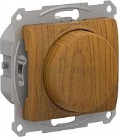 Светорегулятор поворотно-нажимной Glossa 400Вт дерево дуб SE GSL000523