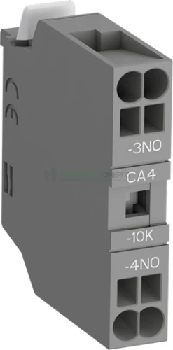 Блок контактный доп. CA4-10K (1НО) с втычными клеммами для контакторов AF09K...AF38K и реле NF22EK...NF40EK ABB 1SBN010160R1010