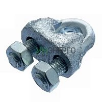 Зажим троса 6мм DIN 741 перфорир. подвес (уп.2шт) СТРОЙМЕТИЗ UTORM4010032