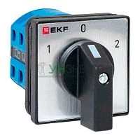 Переключатель кулачковый ПК-1-42 2п 25А "1-0-2" IP65 EKF pk-1-42-25-65 Переключатель кулачковый ПК-1-42 2п 25А "1-0-2" IP65 EKF pk-1-42-25-65