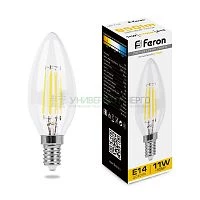 Лампа светодиодная Feron LB-713 Свеча E14 11W 2700K 38006