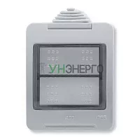 Коробка для открытой установки на 2мод. Zenit/Stylo IP55 ABB 2CLA329100N1101