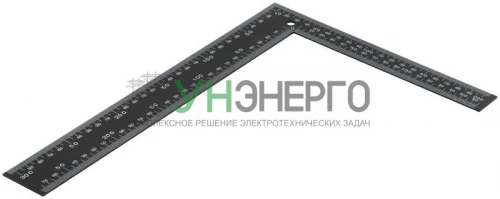 Угольник столярный 200х300мм цельнометал. крашеная шкала КУРС 19618 фото 2