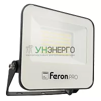 Светодиодный прожектор Feron.PRO LL-1000 IP65 50W 6400K черный 41540