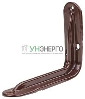 Уголок-кронштейн усиленный 100х150мм (0.8мм) корич. FIT 65958