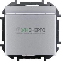 Выключатель Inspiria для гостиничных номеров механизм алюм. IEK 673802