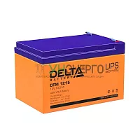 Аккумулятор UPS 12В 14.5А.ч Delta DTM 1215