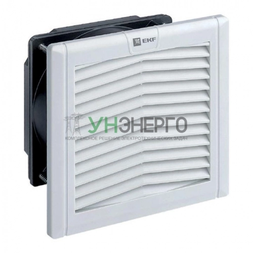 Вентилятор с фильтром 52 куб.м/ч 124x124мм IP54 PROxima EKF FAN52F