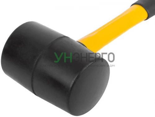 Киянка 65мм 680г фибергласовая ручка резинов. FIT 45494 фото 4
