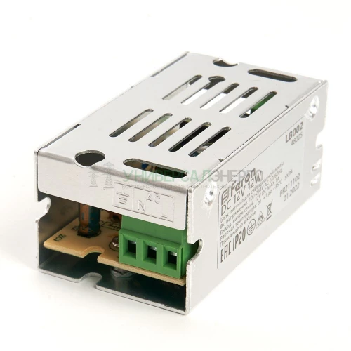 Трансформатор электронный для светодиодной ленты 12W 12V (драйвер), LB002 48005 фото 5