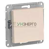 Выключатель 1-кл. СП AtlasDesign 10А IP20 (сх. 1) 10AX механизм беж. SE ATN000211