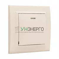 Выключатель 1-кл. СП Минск 10А IP20 с индикатором беж. EKF ERV10-121-20