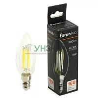 Лампа светодиодная Feron.PRO LB-1206 Свеча E14 6W 175-265V 2700K 51244