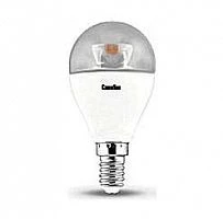 Лампа светодиодная LED7.5-G45-CL/830/E14 7.5Вт шар 3000К тепл. бел. E14 615лм 220-240В Camelion 11951