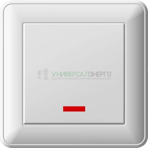 Выключатель 1-кл. СП W59 16А IP20 с подсветкой в сборе бел. SchE VS116-153-18
