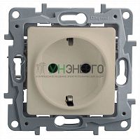 Розетка 1-м СП Etika 16А IP20 2P+E немецк. стандарт винтов. клеммы сл. кость IEK 672324 Розетка 1-м СП Etika 16А IP20 2P+E немецк. стандарт винтов. клеммы сл. кость IEK 672324