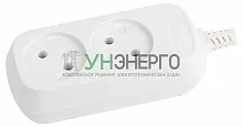 Колодка удлинителя 2-м без заземл. KX-2 Эра Б0028330