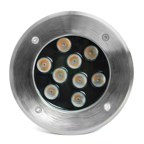 Светодиодный светильник тротуарный (грунтовый) Feron SP2803 9LED, 4000К ,10W, AC12V D160*H90mm,вн.диаметр:110mm,IP67 48347 фото 8