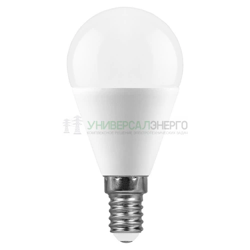 Лампа светодиодная Feron LB-750 Шарик E14 11W 4000K 25947 фото 2