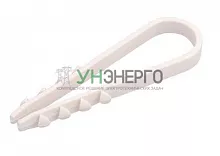 Дюбель-хомут 5-10 для круглого кабеля бел. (уп.100шт) PROCONNECT 07-4501-2