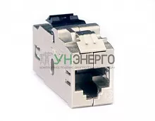 Модуль Keystone RJ45 кат.6 проходной экранированный серебр. DKC RNK6FESL Модуль Keystone RJ45 кат.6 проходной экранированный серебр. DKC RNK6FESL