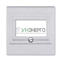 Накладка Levit для розеток USB/HDMI/VGA серебр. ABB 2CHH290040A4070