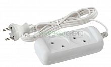 Удлинитель 2х3м без заземл. 6А IP20 UX-2-3m ШВВП 2х0.75 Эра Б0038558