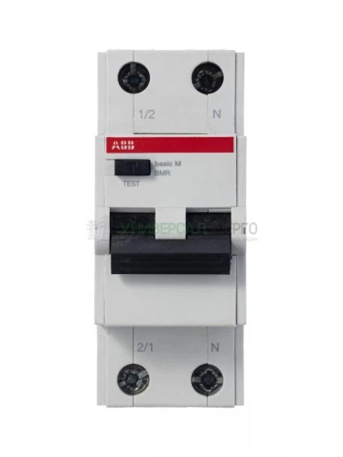 Выключатель автоматический дифференциального тока 2п (1P+N) C 32А 30мА тип AC 4.5кА Basic M BMR415C32 ABB 2CSR645041R1324 фото 2