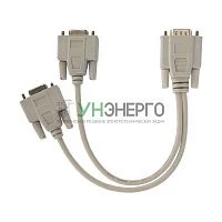 Переходник штекер VGA - 2 гнездо VGA (провод) сер. Rexant 17-6834 Переходник штекер VGA - 2 гнездо VGA (провод) сер. Rexant 17-6834
