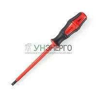 Отвертка диэлектрическая шлицевая 6.5х150 ПРОФИ КВТ 102999