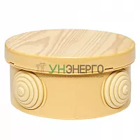 Коробка распаячная КМР-040-039 с крышкой 85х40 4 мембранных ввода IP54 свет. дерево PROxima EKF plc-kmr-040-039-s