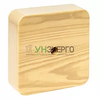 Коробка разветвительная KMP-030-030 75х75х26 свет. дерево PROxima EKF plc-kmr-030-030-s