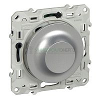Светорегулятор (диммер) ODACE LED поворотно-нажимной универс. 4-400Вт алюм. SchE S53R512 Светорегулятор (диммер) ODACE LED поворотно-нажимной универс. 4-400Вт алюм. SchE S53R512