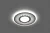 Светильник встраиваемый с белой LED подсветкой Feron CD950 потолочный MR16 G5.3 белый матовый 29712
